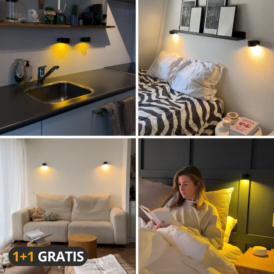 ENDLESS Wandlamp 1+1 gratis Normale prijs € 99,95   Aanbiedingsprijs € 49,95